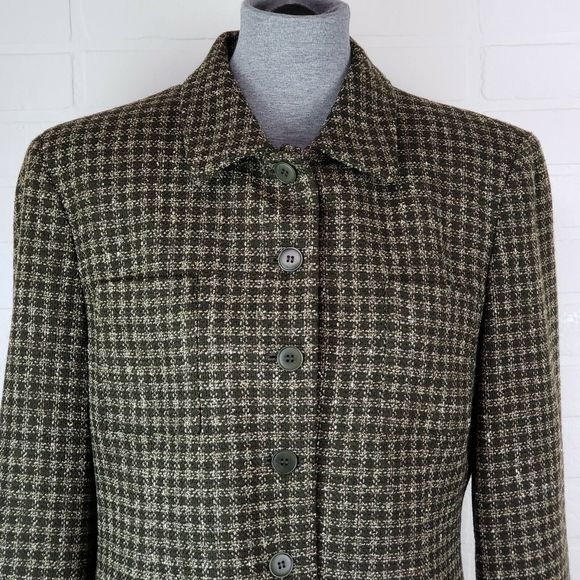 Jones New York Jackets & Blazers - Jones New York Blazer Wool Silk Jacket Size 12